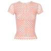 MESH MINI TEE - WHITE POLKA DOT